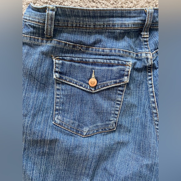 Bill Blass | vintage straight leg jeans stretch women’s size 12 denim dad jeans - Picture 10 of 14